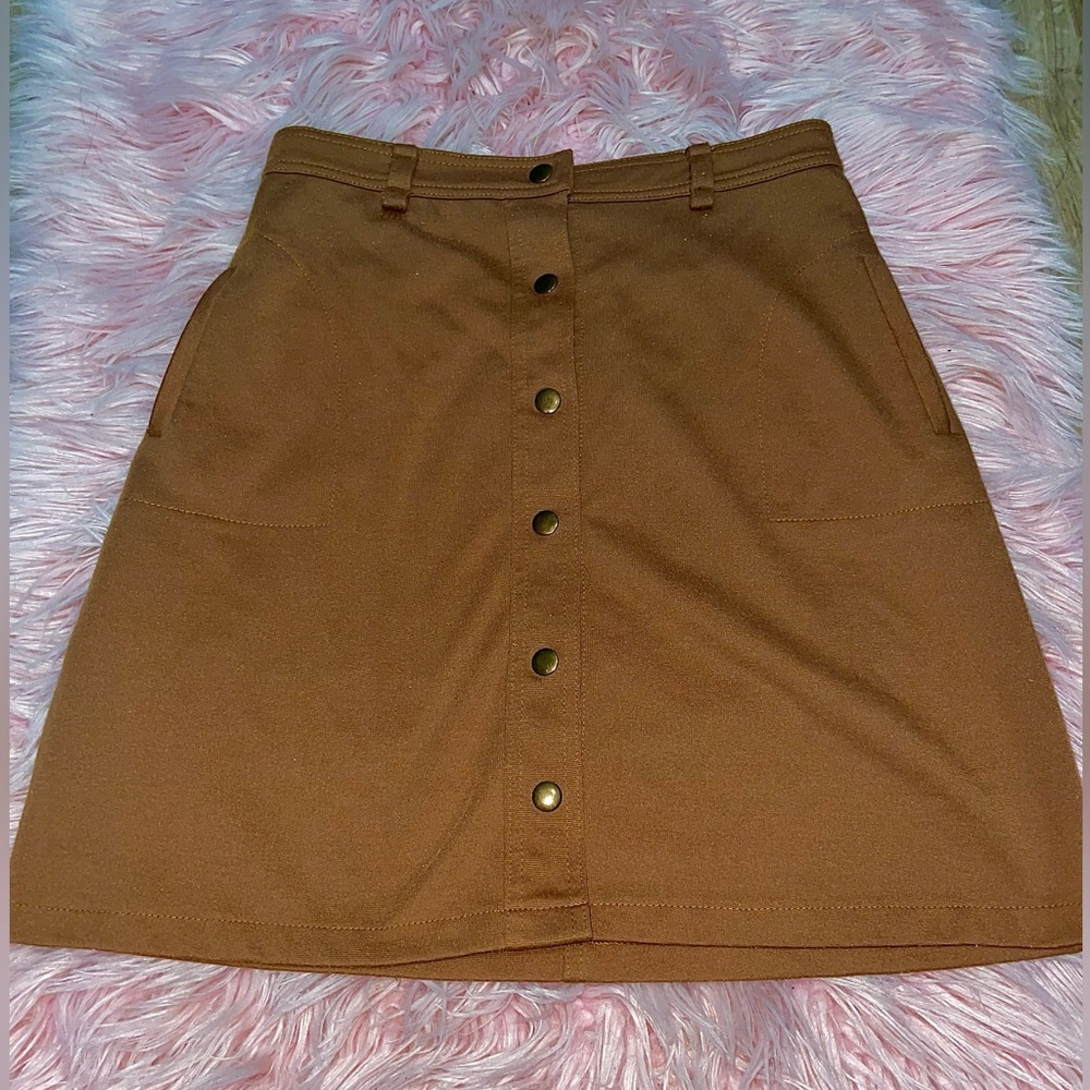 Button down skirt